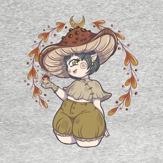 Mushroom Witch by Lanrinheart 